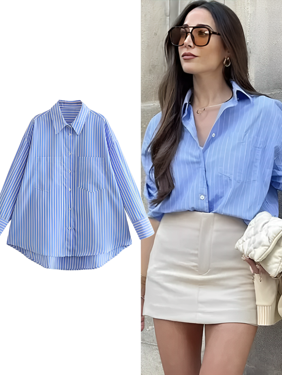 Camisa Listrada Alfaiataria