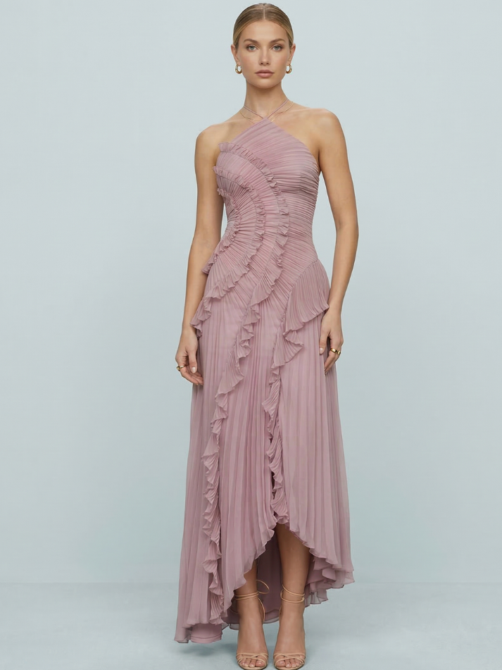 Vestido Amélie Plissado