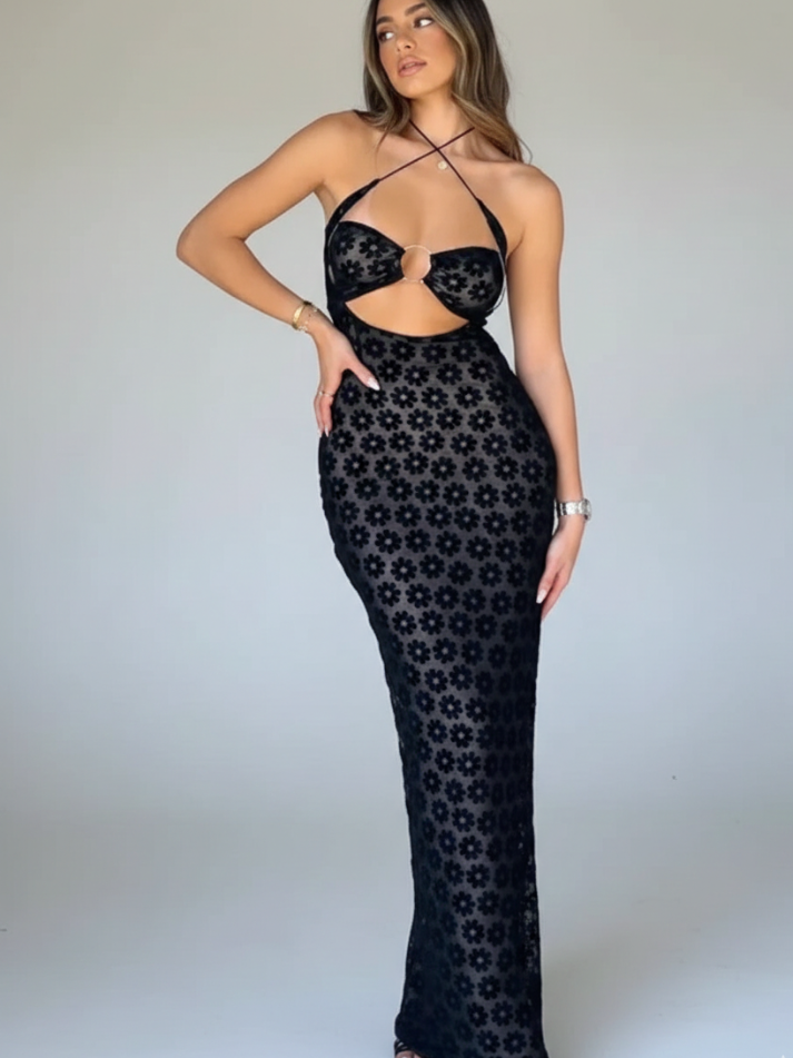 Saida de Praia Tule de Flor - Moda Praia l CAROL ESPAÇO FASHION