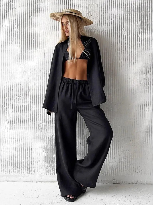 Conjunto Linho Camisa e Calça