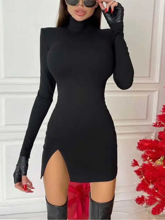 vestido , vestidocurto , vestidofestapreto , vetidogolaalta , vestidoinvernocurto