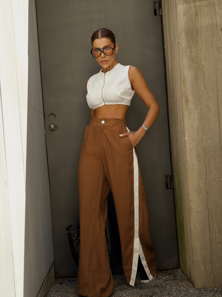 Conjunto Cropped e Calça Florença - Sale