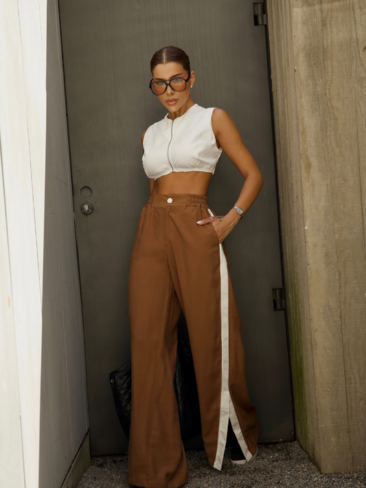 Conjunto Cropped e Calça Florença - Sale
