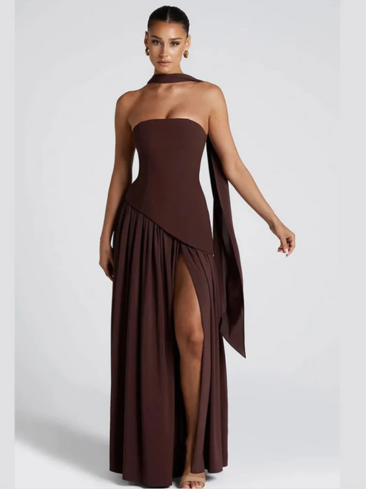 Vestido Longo Tule Yris