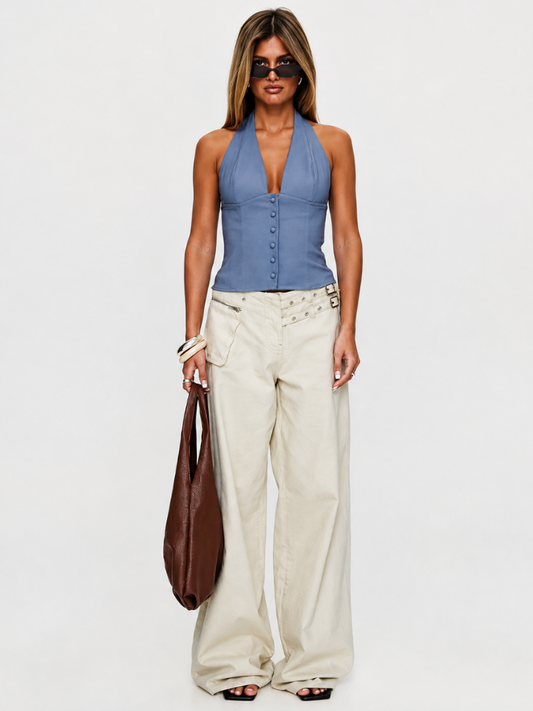Calça Wide Leg Street Fashion - Outono Inverno l CAROL ESPAÇO FASHION