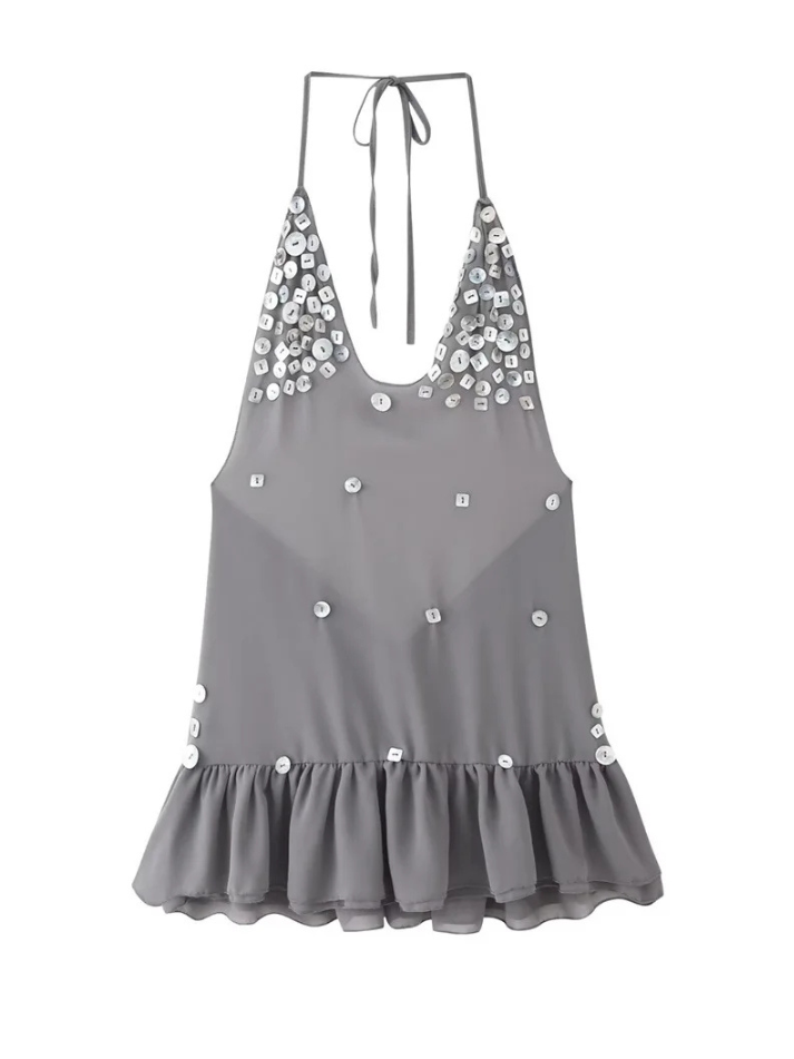 Vestido Mini Sunset Glow - Moda Festa l CAROL ESPAÇO FASHION