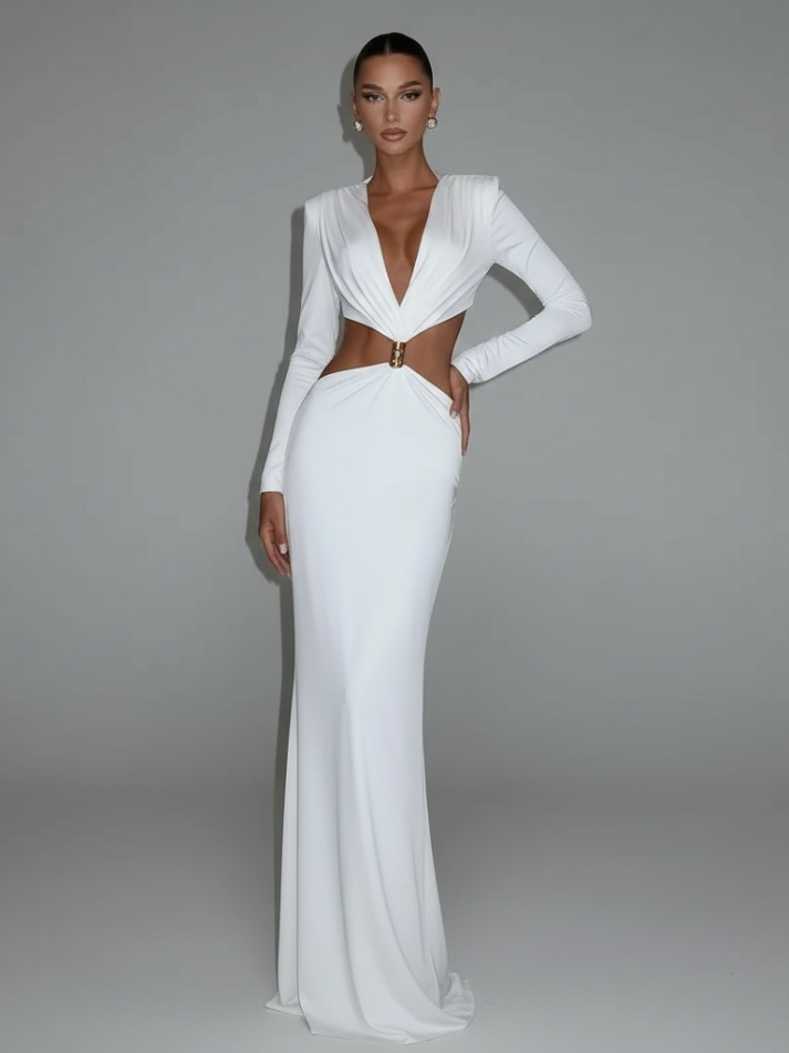 Vestido Diva Cutout - Moda Festa l CAROL ESPAÇO FASHION