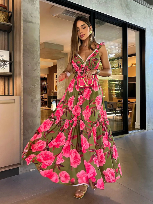 vestido , vestidolongo , vestidofloral , vestidolongoestampado , vestidolongopraia , vestidolongofloral