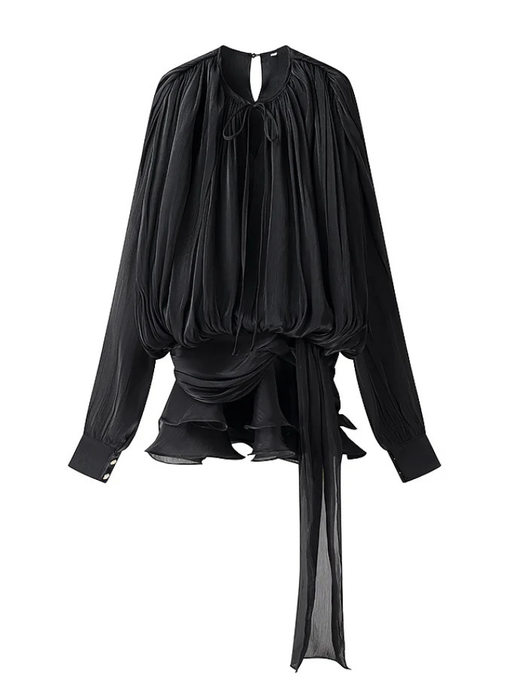 Vestido Curto  Ruffles