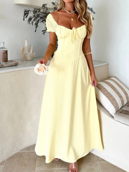 Vestido Longo de Manga Madeleine