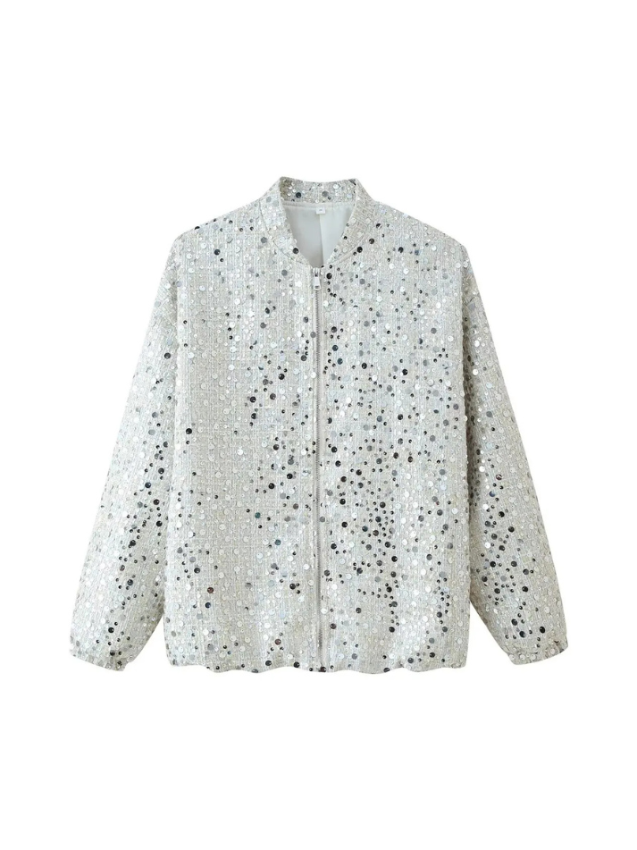 Jaqueta Shine Glam Paetê
