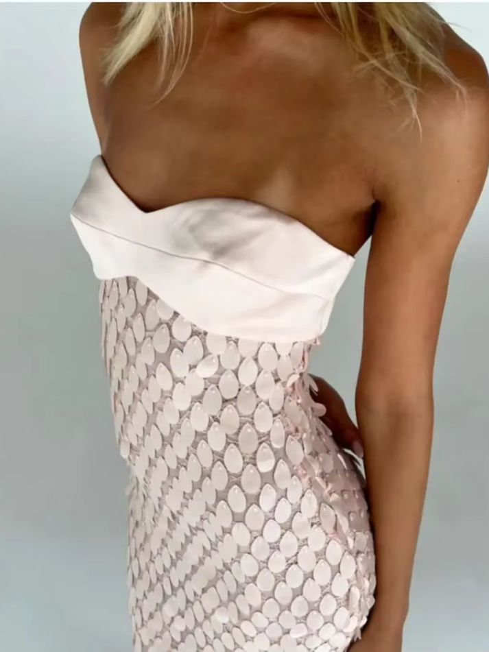 Vestido Longo Sea Sparkle - Moda Festa l CAROL ESPAÇO FASHION