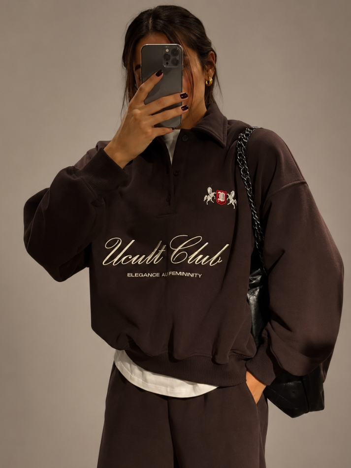Suéter Polo Ucult Club - Outono Inverno l CAROL ESPAÇO FASHION