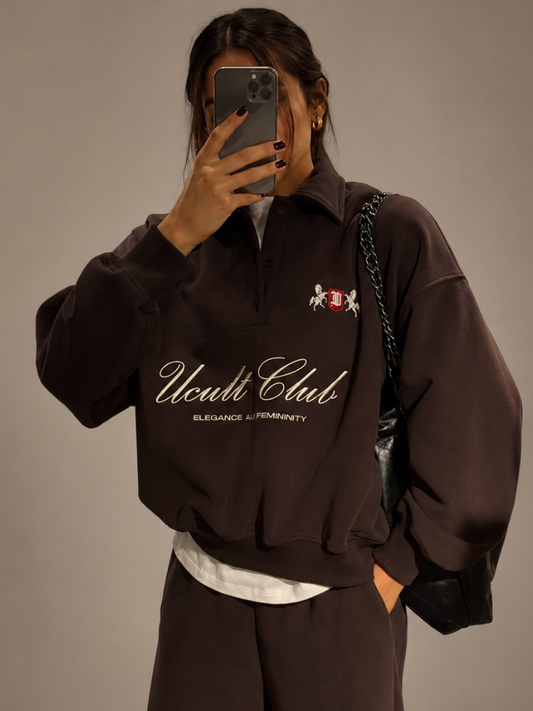 Suéter Polo Ucult Club - Outono Inverno l CAROL ESPAÇO FASHION