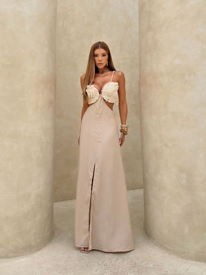 Vestido Amélia Longo - Moda Resort l CAROL ESPAÇO FASHION