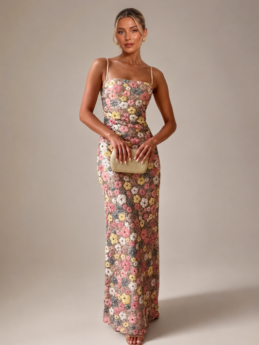 Vestido Jardim Encantado - Moda Festa l CAROL ESPAÇO FASHION