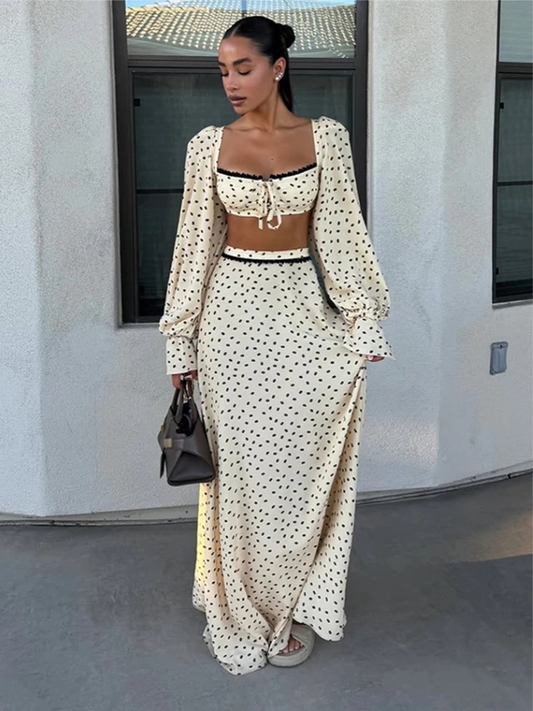 Conjunto Poá Belle Époque - Casual Chic l CAROL ESPAÇO FASHION