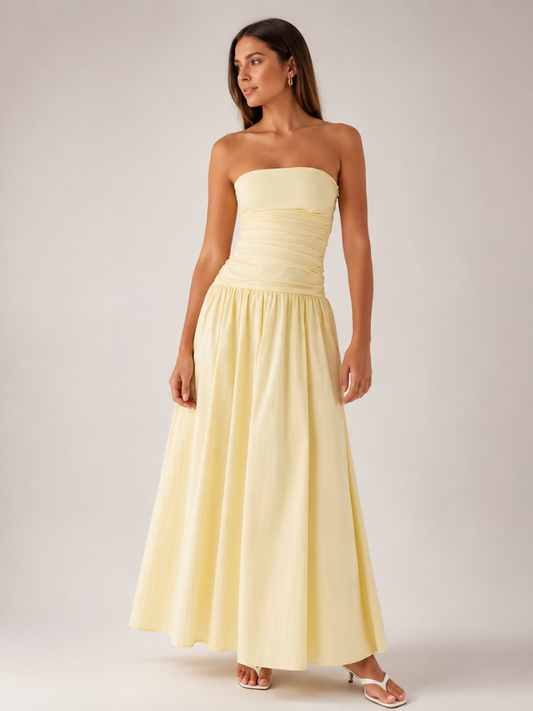 Vestido Longo Tomara que Caia - Outono Inverno l CAROL ESPAÇO FASHION