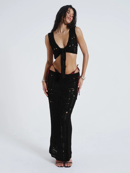 Conjunto Trico Enseada - Moda Praia  l CAROL ESPAÇO FASHION