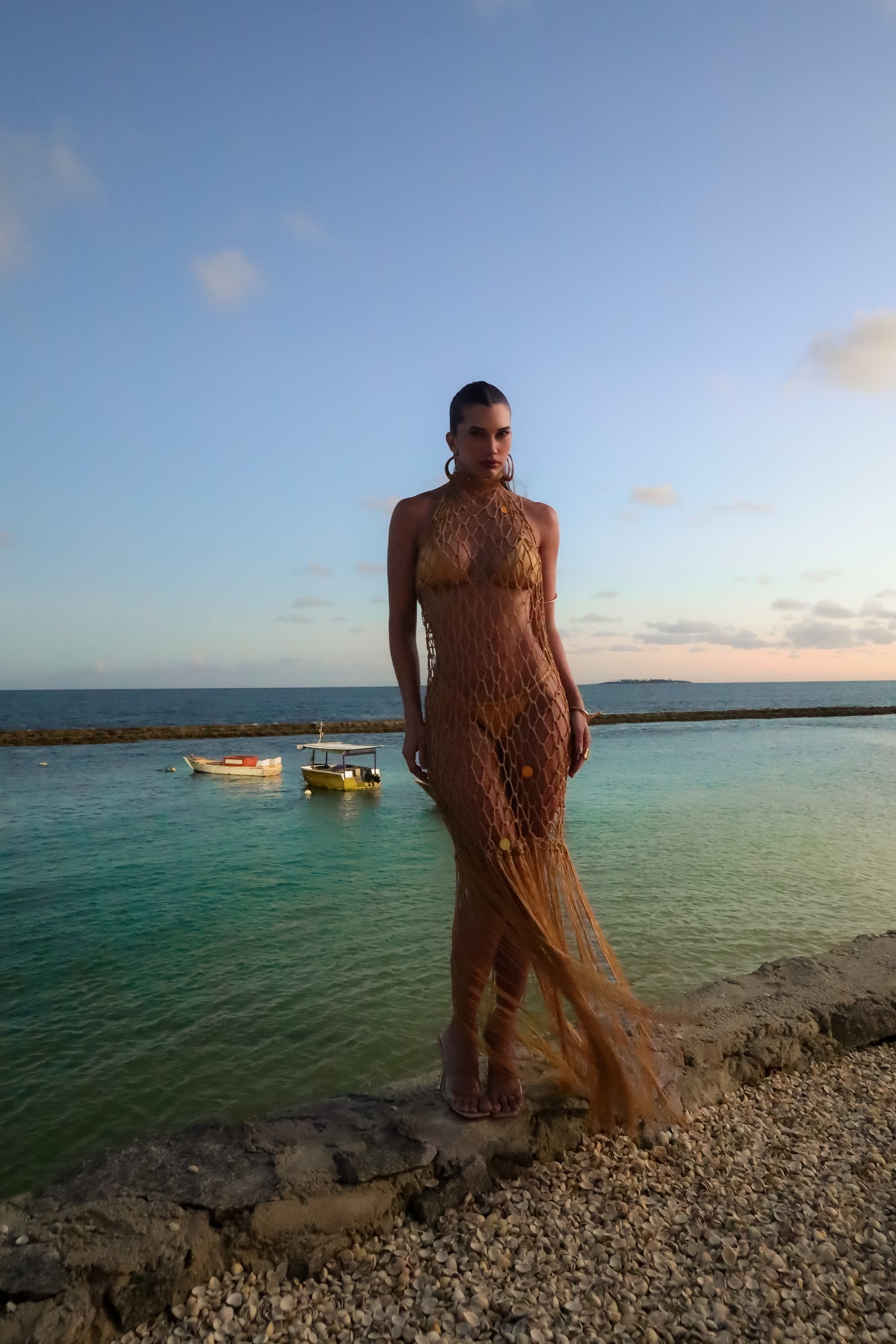 Vestido Aqua - Moda Resort l CAROL ESPAÇO FASHION