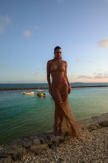 Vestido Aqua - Moda Resort l CAROL ESPAÇO FASHION