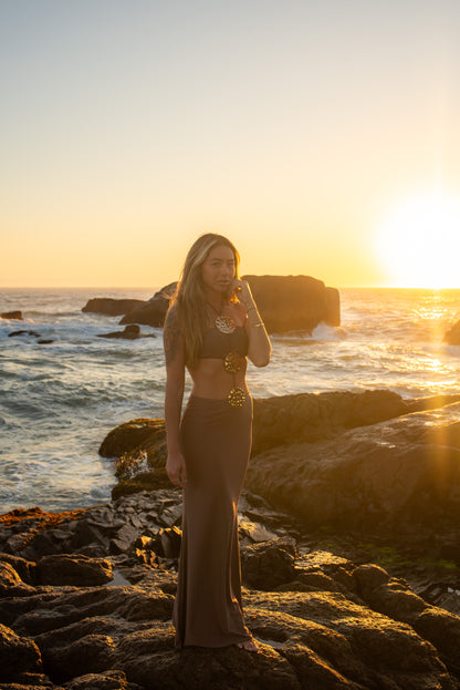 Conjunto Maiô e Saia Longa  - Moda Praia | CAROL ESPAÇO FASHION