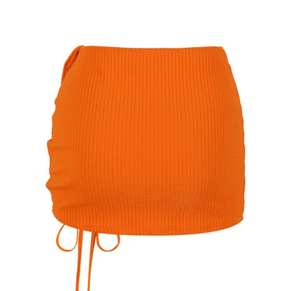 Conjunto Biquíni Laranja 3 Peças Sunset Siren Beach