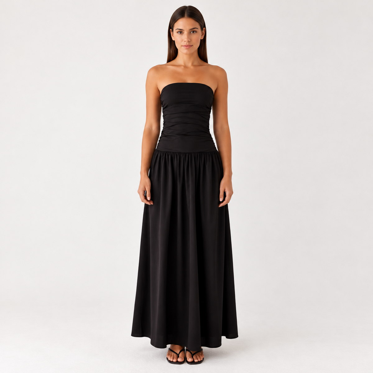Vestido Longo Tomara que Caia - Outono Inverno l CAROL ESPAÇO FASHION