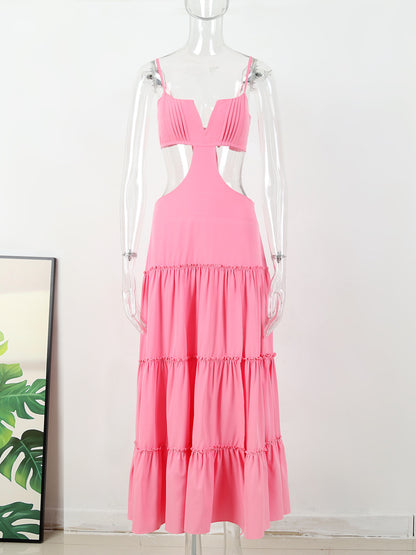 Vestido Longo Godê Camadas