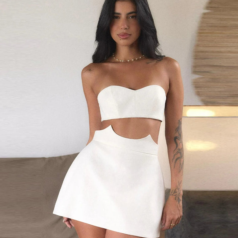 Conjunto Riviera Off White - Moda Festa l CAROL ESPAÇO FASHION