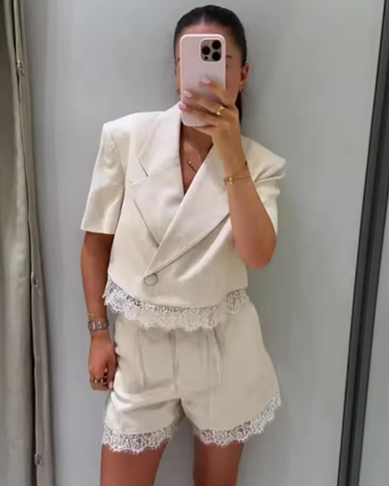 Conjunto Alfaiataria  Chic - Casual Chic l CAROL ESPAÇO FASHION