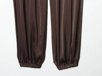 Conjunto Cetim Espresso Luxe - Outono Inverno l CAROL ESPAÇO FASHION