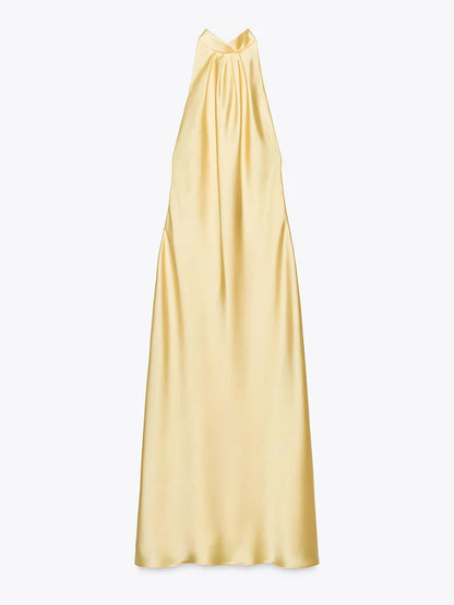 Vestido Frente Única Satin Maelle