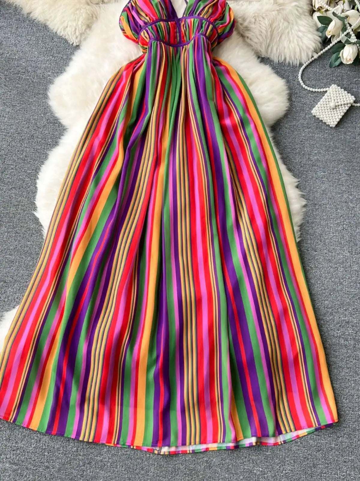 Vestido Longo Furta Cor