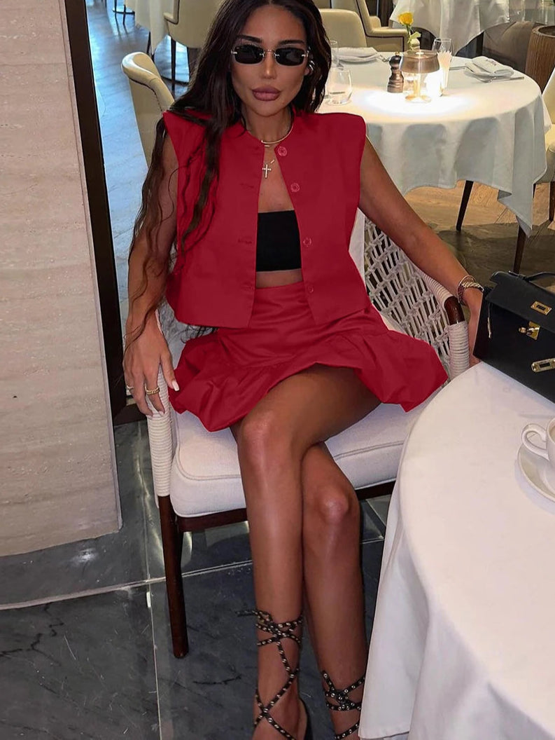 conjunto , conjuntofemininoalfaiataria,conjuntofemininorosa , conjuntofemininovermelho , conjuntovermelhofeminino 