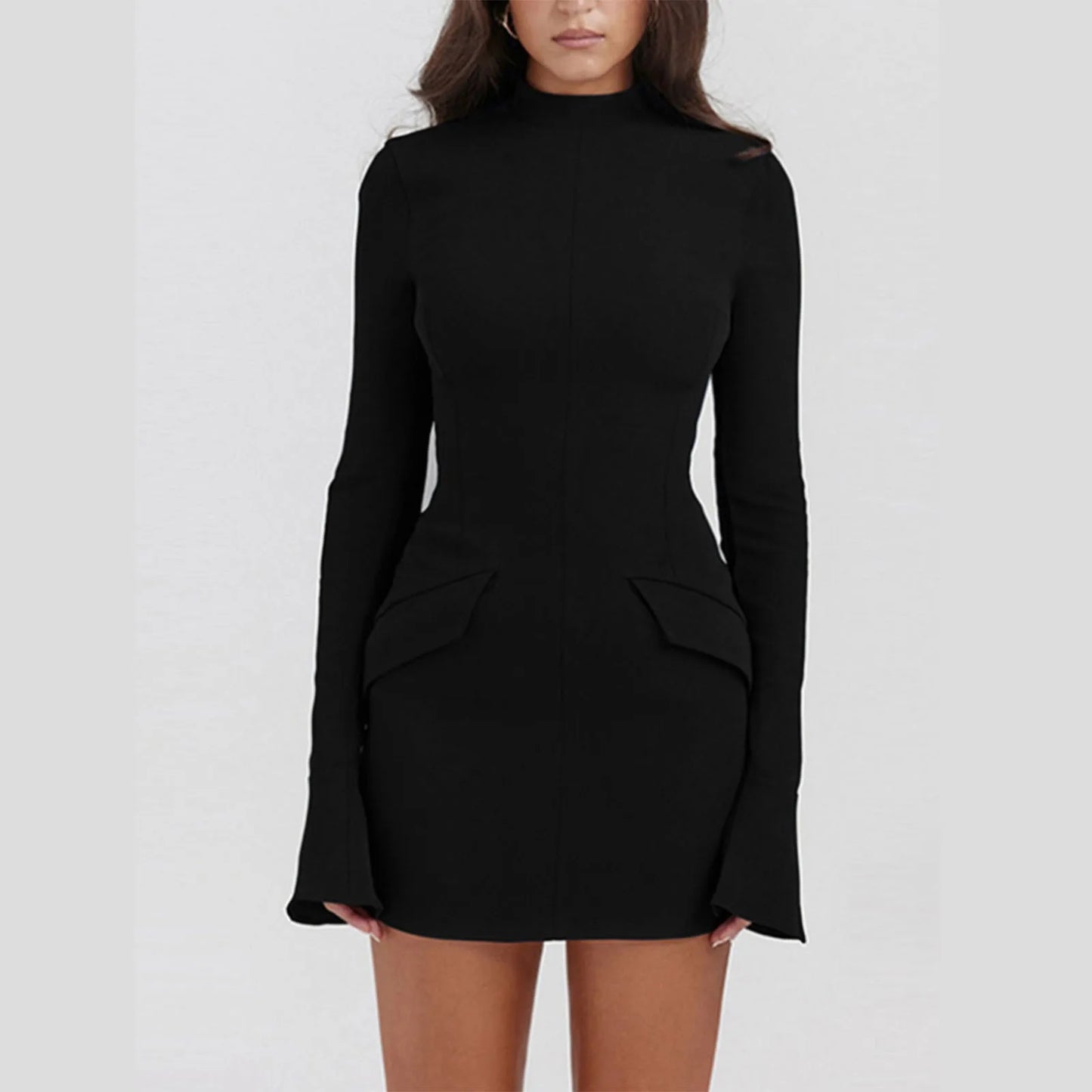 Vestido Minimal Sleeve Sculpt