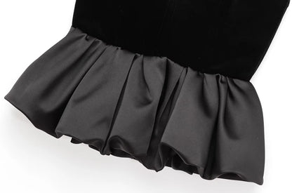 Blusa Peplum Alfaiataria Sem Alças