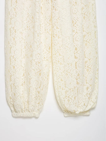 Calça Renda Boho - Casual Chic l CAROL ESPAÇO FASHION