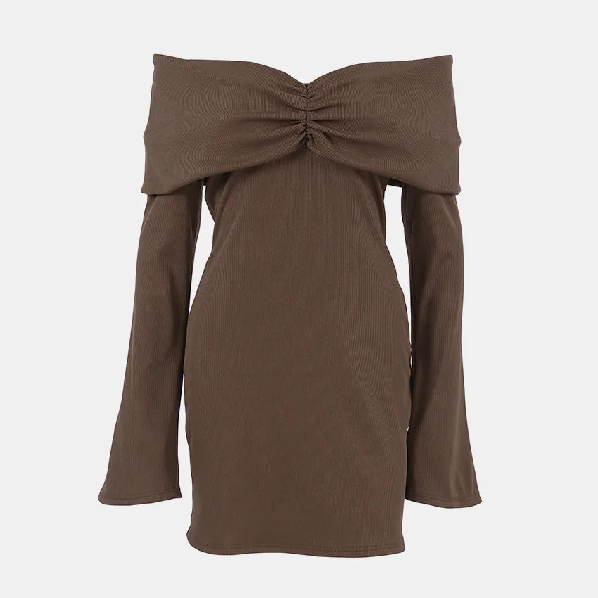 vestido , vestidocurto , vestidoinvernocurto , vestidomarrom 