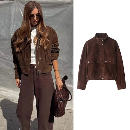 Jaqueta Suede Verona - Outono Inverno l CAROL ESPAÇO FASHION
