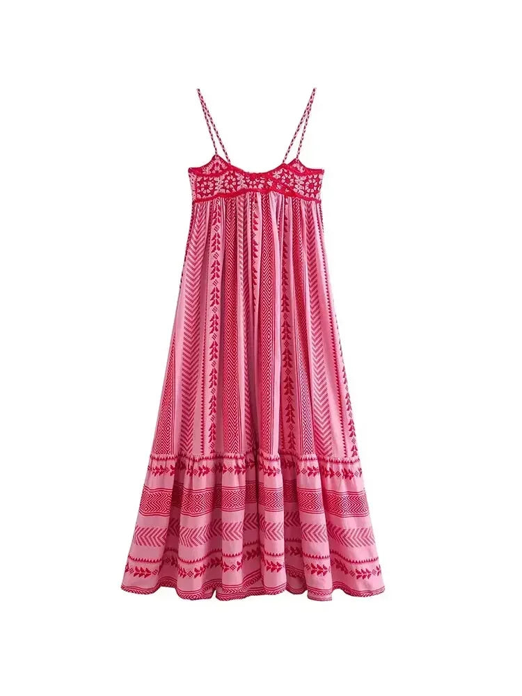 vestido , vestidolongo , vestidorosalongo , vestidolongorosa