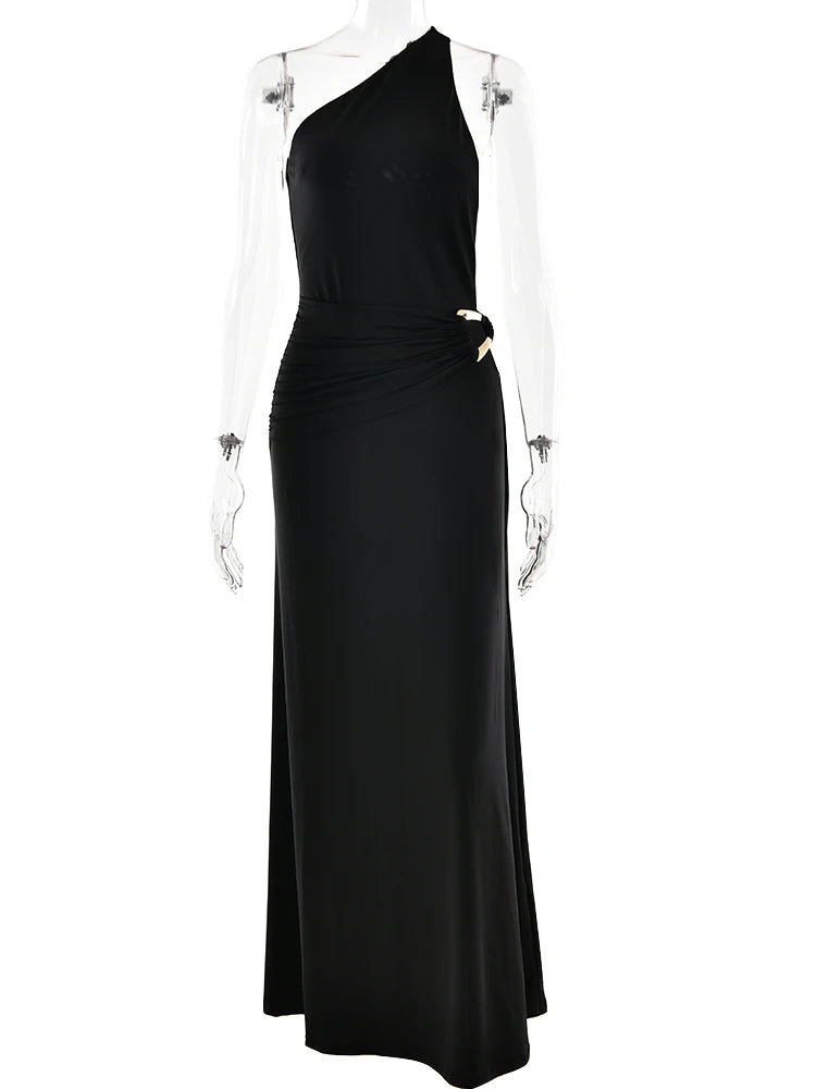 Vestido Longo Assimétrico Cassia