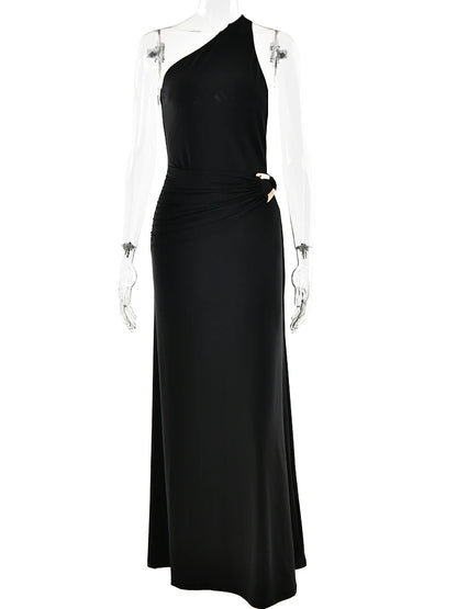 Vestido Longo Assimétrico Cassia