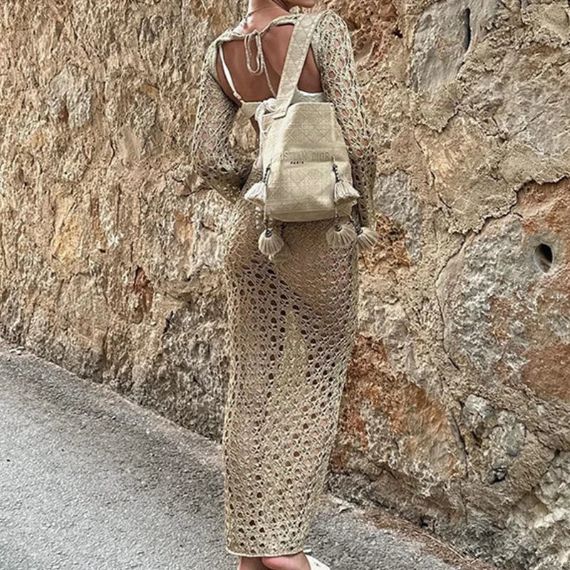 vestidotrico , vestidocroche , vestidopraia , saidadepraialonga
