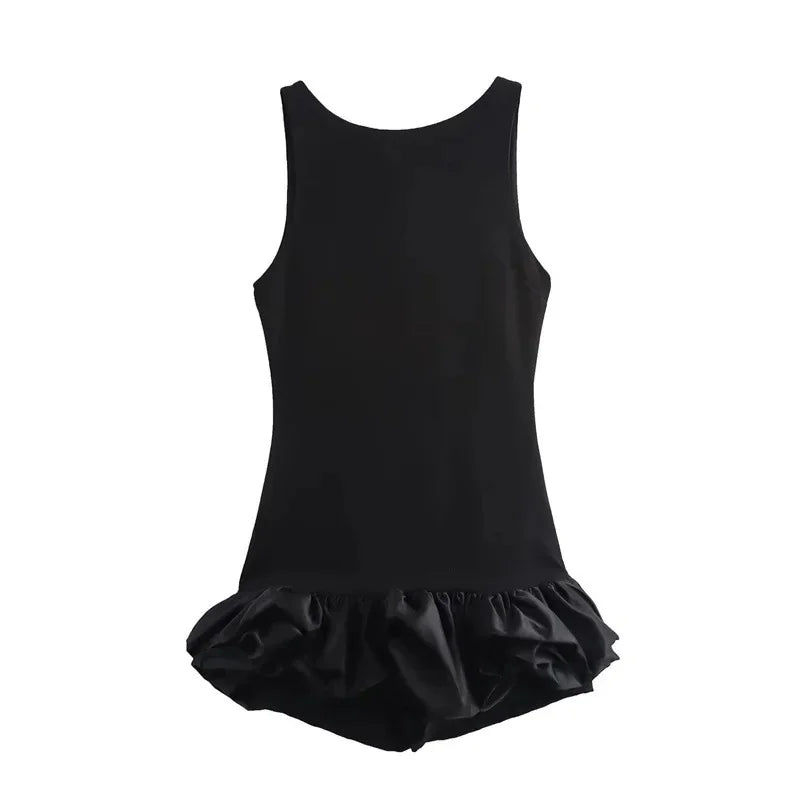 Vestido Curto Babado Charm