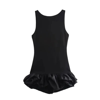 Vestido Curto Babado Charm