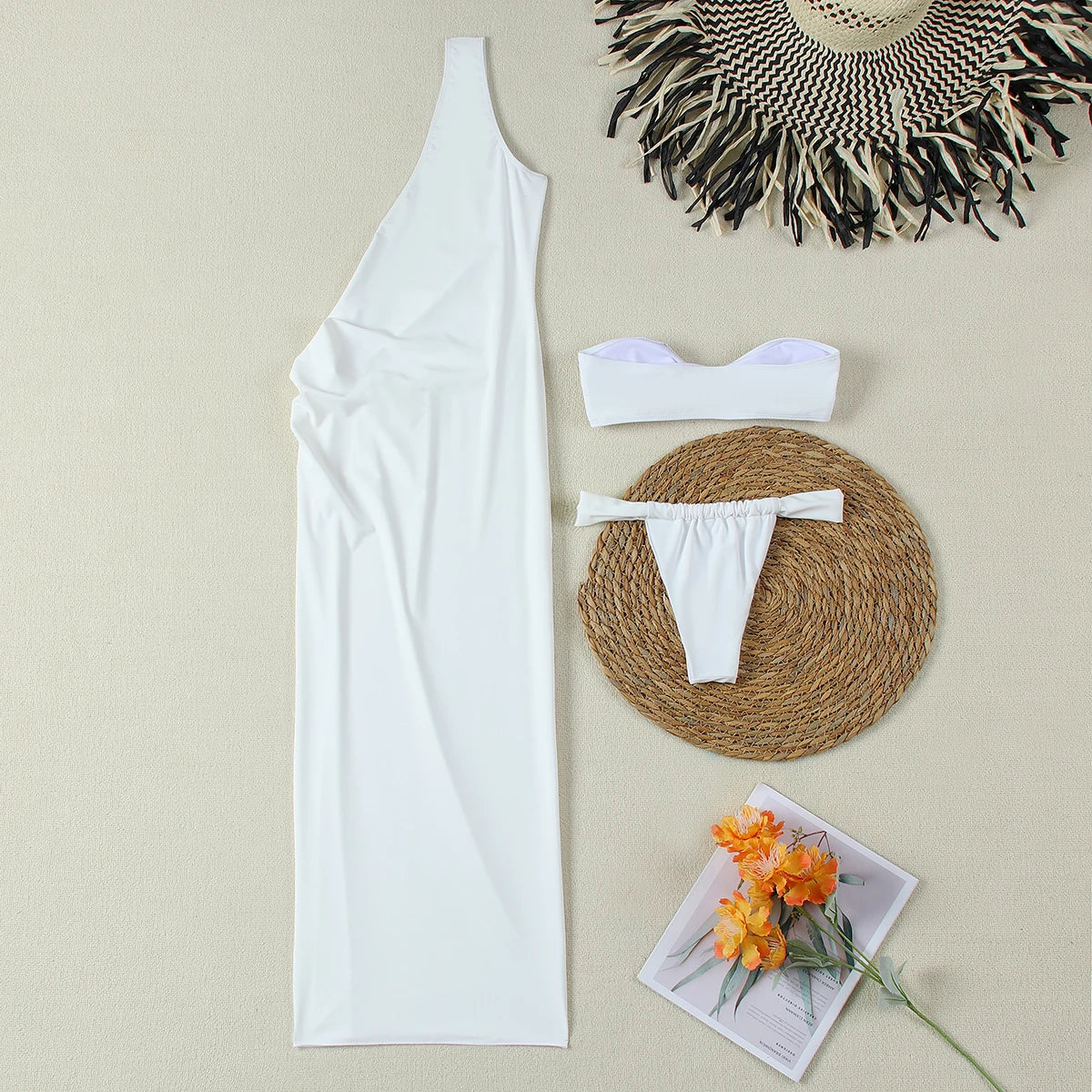 conjunto3peças , biquinibranco , conjuntobiquini3peças , conjuntobiquini3peçasbranco