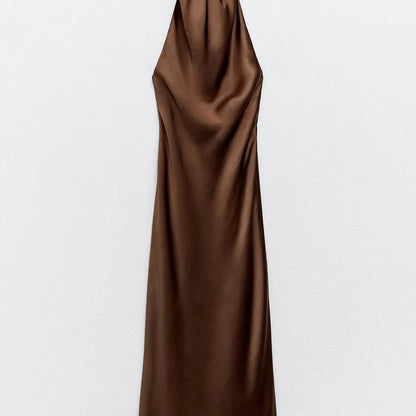 Vestido Frente Única Satin Maelle
