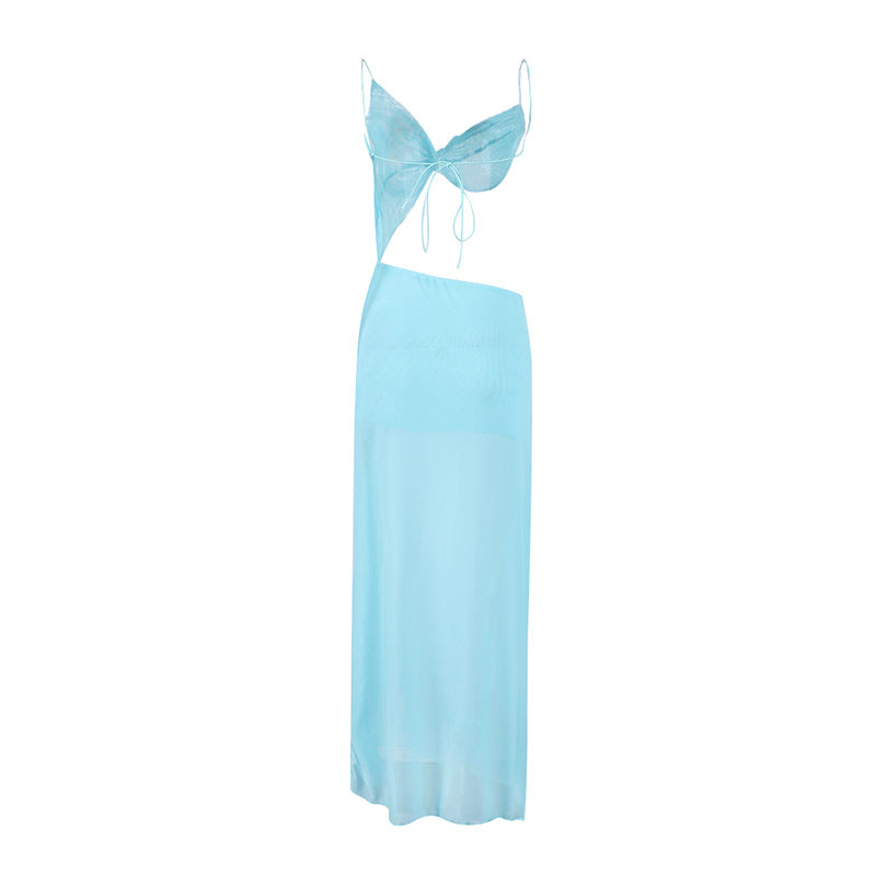 Vestido Azul Chic Festa Melissa