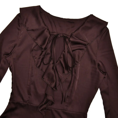 Vestido Curto Babado Nix